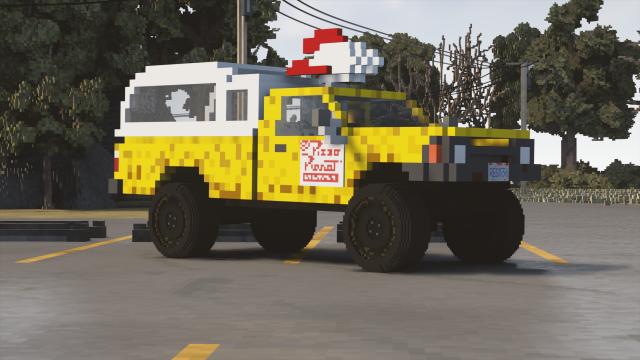Pizza Planet Delivery Truck from Toy Story for Teardown