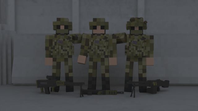 [Grishych] UK military ragdoll pack
