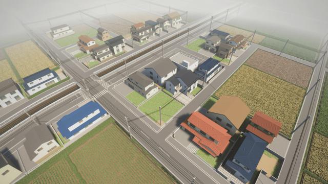 Japanese suburb WIP для Teardown