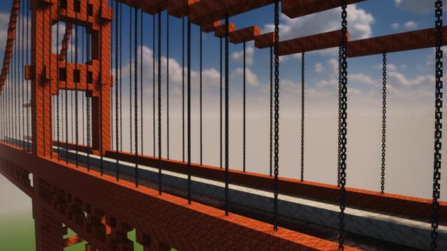 Minecraft Golden Gate Bridge (Dynamic) для Teardown