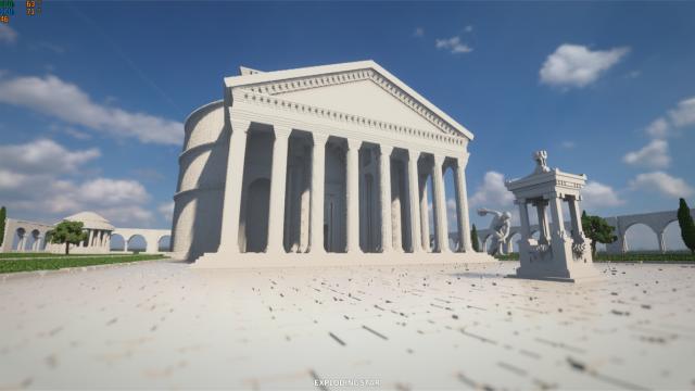 Храм всех богов / Pantheon (Rome) для Teardown