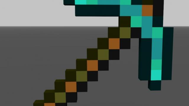 Алмазная кирка / Minecraft Pickaxe для Teardown
