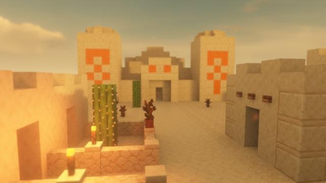 Пустынная деревня / Minecraft Desert Village