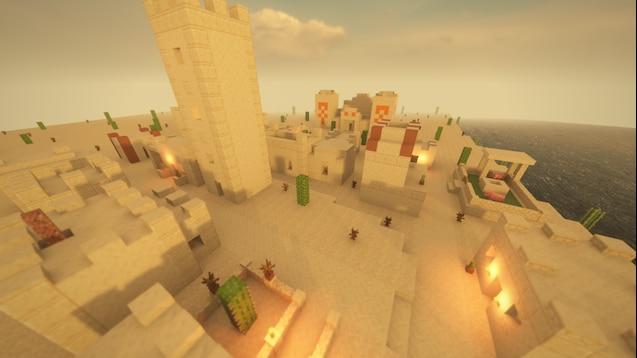 Пустынная деревня / Minecraft Desert Village для Teardown