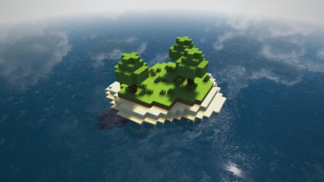 Minecraft Small island для Teardown