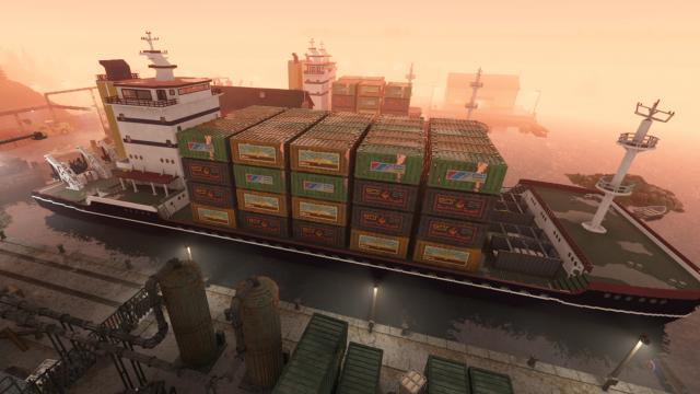 Spawnable Container Cargo Ship