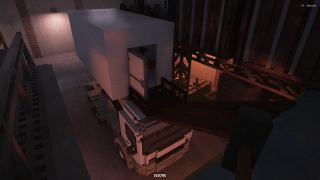 Raising Box Truck for Teardown