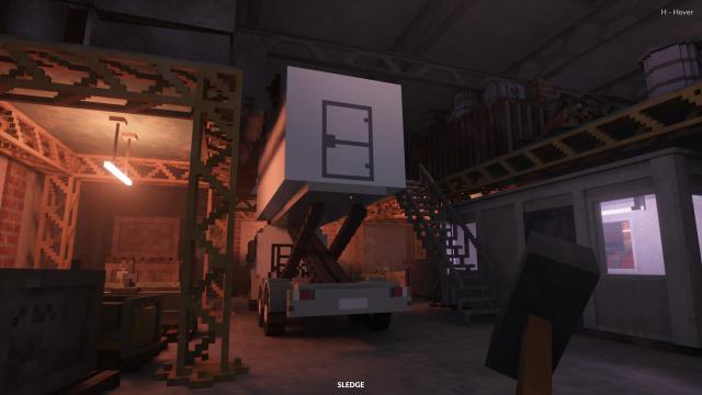 Raising Box Truck for Teardown