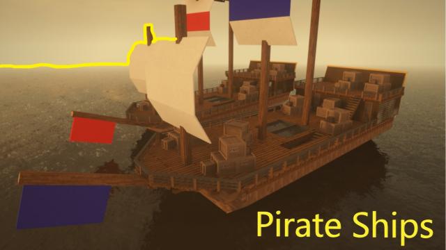 Пиратский корабль / Pirate Ship Vehicle для Teardown