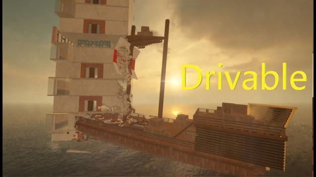 Пиратский корабль / Pirate Ship Vehicle для Teardown