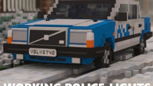 Swedish Police Volvo 740 90s