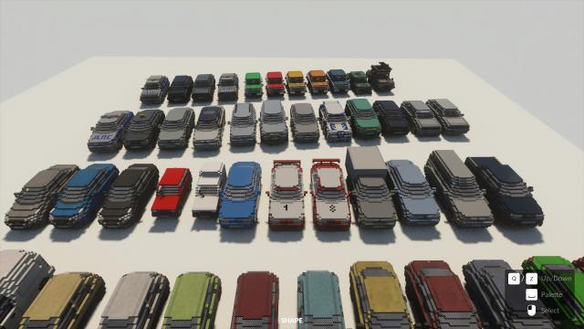 Russian car pack для Teardown