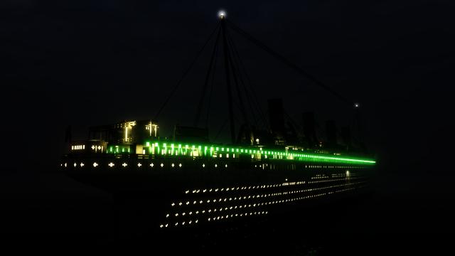 Drivable HMHS Britannic для Teardown