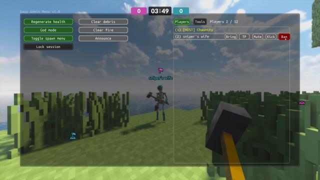 Easy Admin Menu [Multiplayer] для Teardown