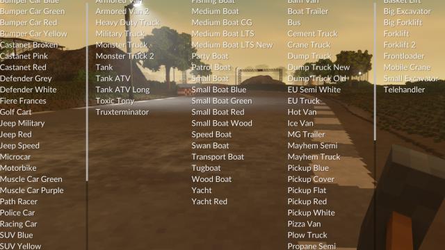 Vehicle Spawner [BETA] для Teardown