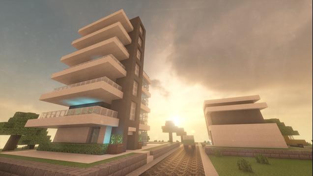 Minecraft Modern Town for Teardown