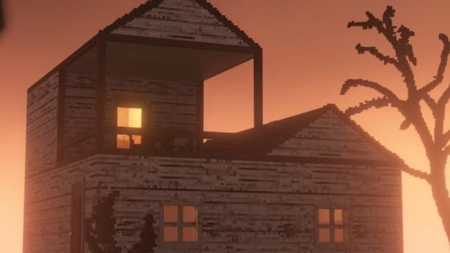Разрушаемый домик на острове / Destructible House [Port]