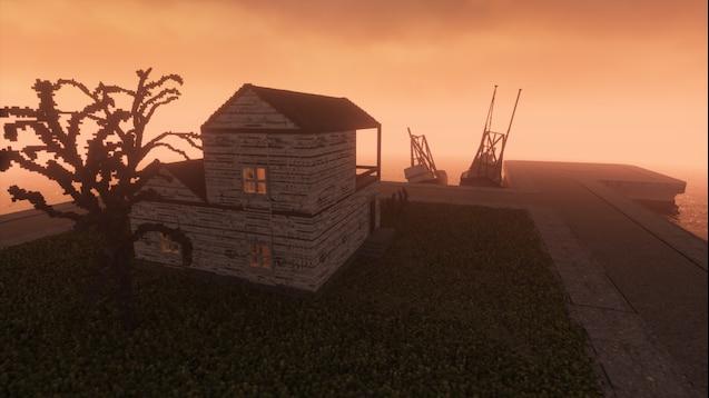 Разрушаемый домик на острове / Destructible House [Port] для Teardown