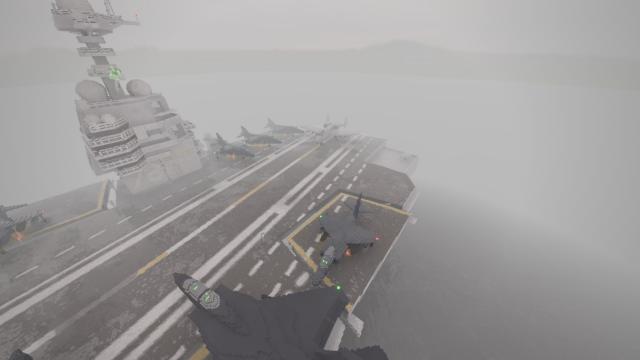 Aircraft carrier W. I. P. for Teardown