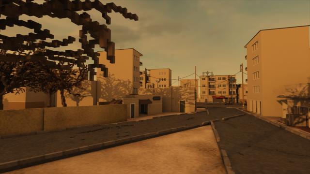 Desert Fallujah city map для Teardown