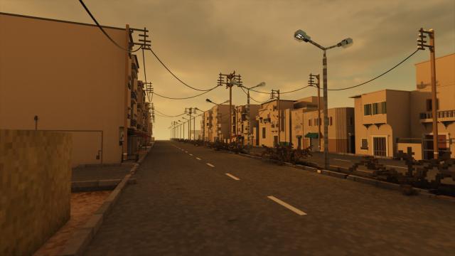 Desert Fallujah city map для Teardown