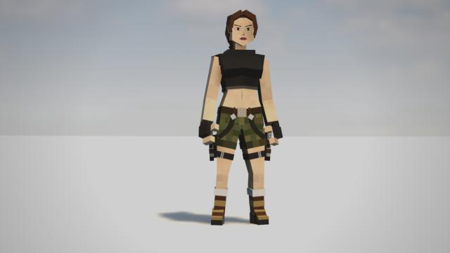 Lara Croft (Tomb Raider) для Teardown