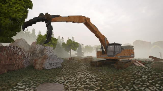 Realistic Excavators for Teardown