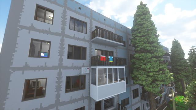 Town Krasnyi Bor summer for Teardown
