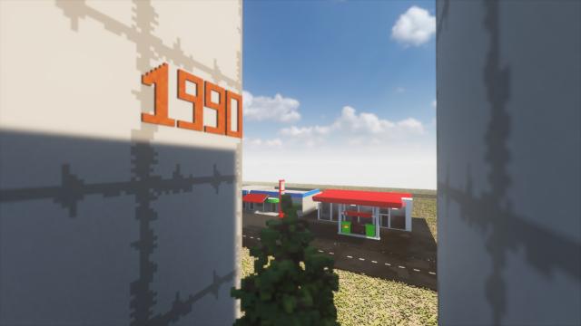 Town Krasnyi Bor summer for Teardown