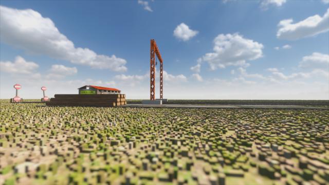 Town Krasnyi Bor summer for Teardown