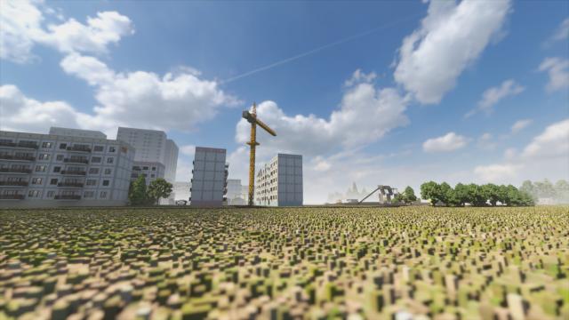 Town Krasnyi Bor summer for Teardown