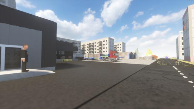 Town Krasnyi Bor summer for Teardown