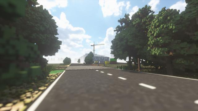 Town Krasnyi Bor summer for Teardown