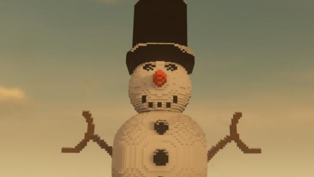 Огромный снеговик / Giant Snowman для Teardown