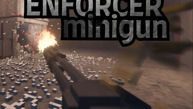 Enforcer minigun