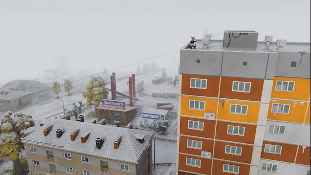 Russian Town 5 Winter для Teardown