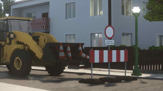 Polish Traffic Props для Teardown