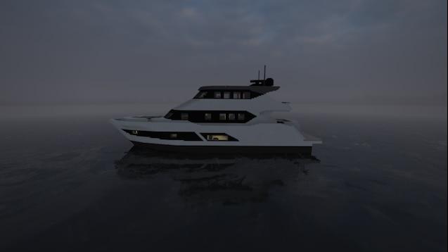Шикарная яхта / Luxury Sport Yacht для Teardown