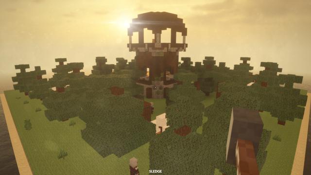 Minecraft Pillager Outpost for Teardown