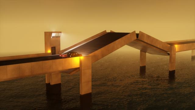 Working Draw Bridge