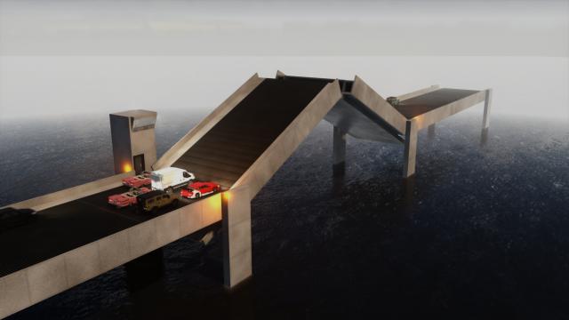 Working Draw Bridge для Teardown