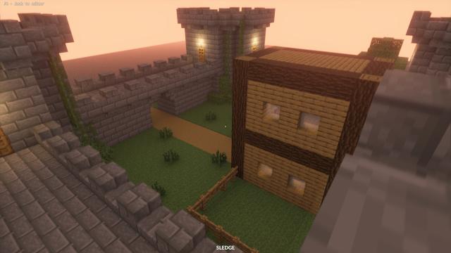 Small Minecraft Castle