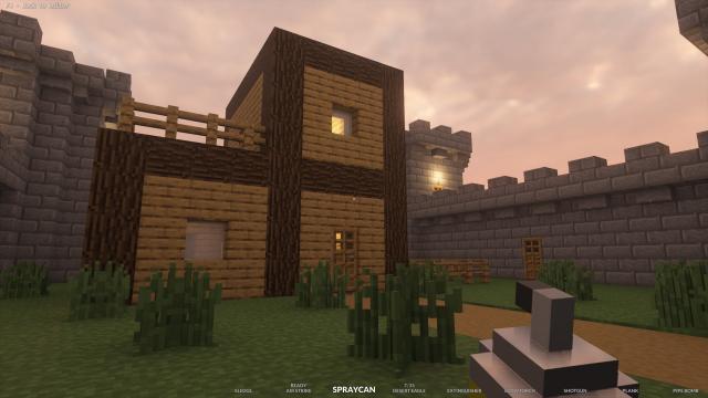 Small Minecraft Castle for Teardown