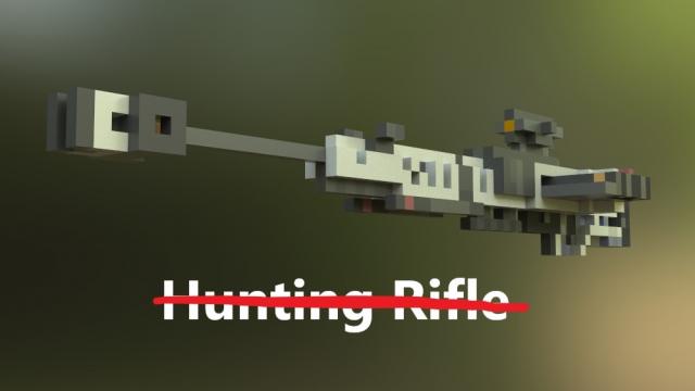 Kraber-AP Sniper Hunting Rifle replacement (Titanfall 2) for Teardown