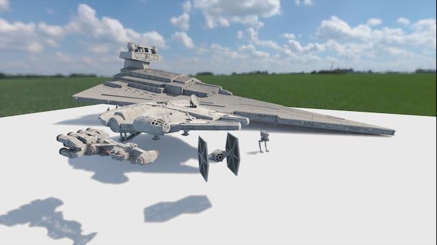 Spawnable Flying Star Wars Ships for Teardown