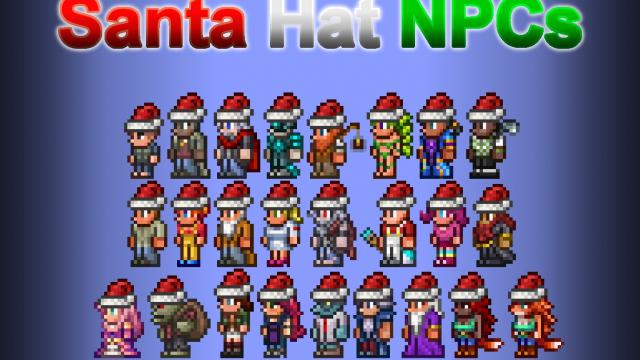 Шапка Санты для NPC / Santa Hat NPCs