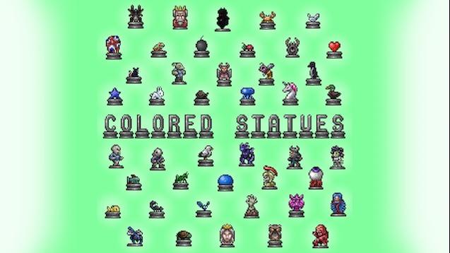 Цветные статуи / Colored Statues