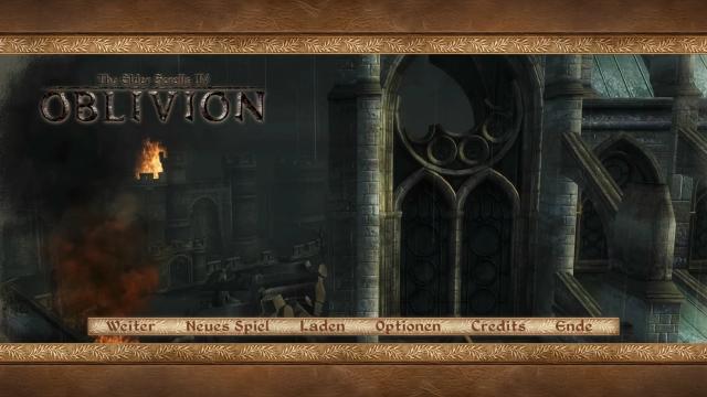 Super Epic Main Menu for Tes IV: Oblivion