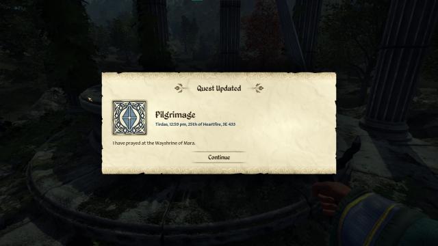 Lazy pilgrimage of the nine for Oblivion Remastered