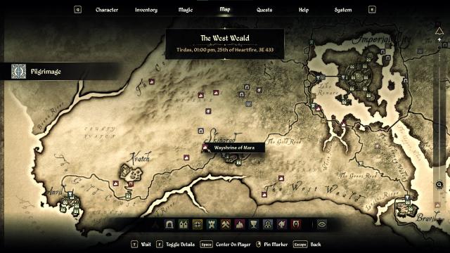 Lazy pilgrimage of the nine for Oblivion Remastered